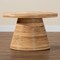 Bali & Pari Bella Modern Bohemian Natural Rattan and Mahogany Wood Coffee Table 243-13564-ZORO - alternate 8